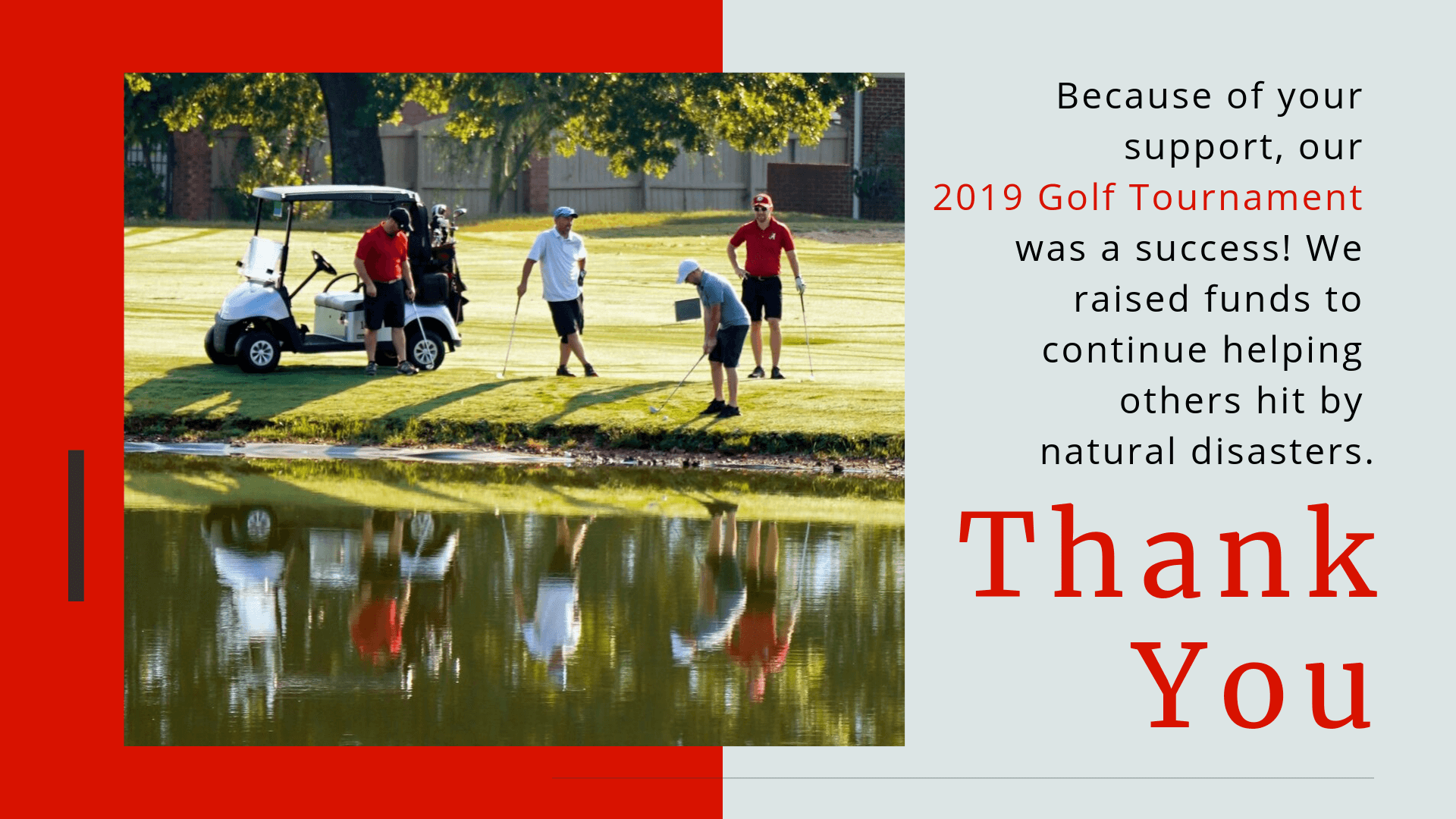 2019 Golf Thank you